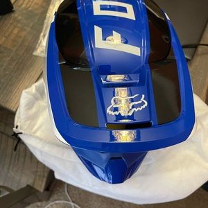 Boys Fox motocross helmet